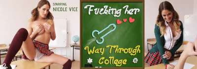 Cover for 'VR Bangers: F**ing her way through college'