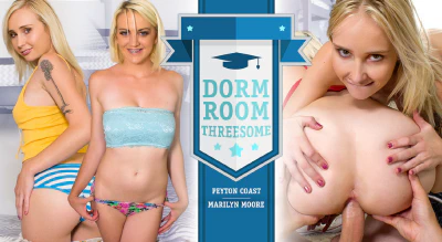 WankzVR: Dorm Room Threesome