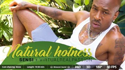 Cover for 'Virtual Real Passion: Natural hotness'