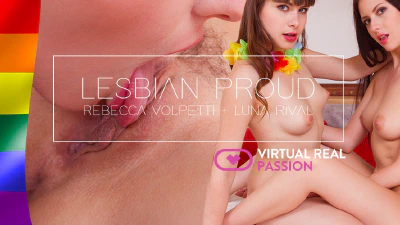 Cover for 'Virtual Real Passion: Lesbian proud'