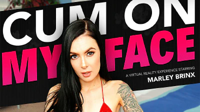 Cover for 'Naughty America VR: Marley Brinx fucking in the with her tattoos vr porn'