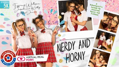 Cover for 'Virtual Real Porn: Nerdy and horny'
