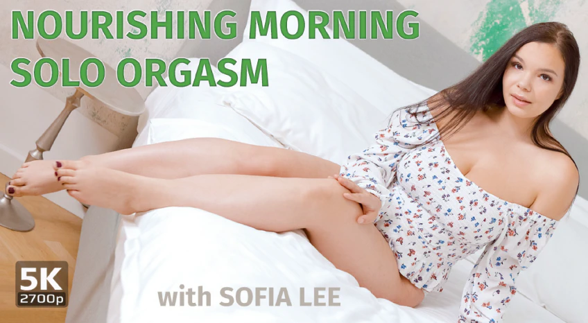 TMWVRNET: Nourishing morning solo orgasm