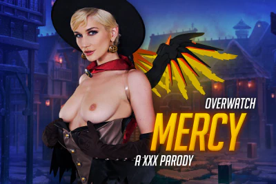 Cover for 'VRCosplayX: Overwatch: Mercy A XXX Parody'