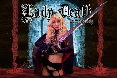 Cover for 'VRCosplayX: Lady Death A XXX Parody'