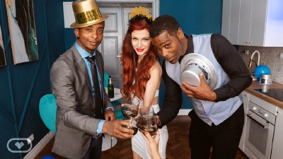 Cover for 'Virtual Real Passion: New Year's Eve Cum'