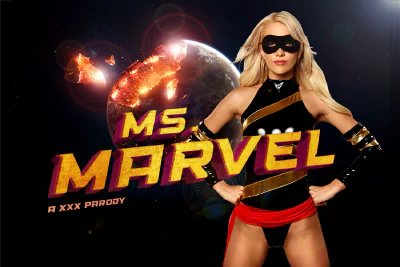 Cover for 'VRCosplayX: Carol Danvers: Ms. Marvel A XXX Parody'