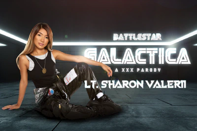 Cover for 'VRCosplayX: Battlestar Galactica: Lt. Sharon Valerii A XXX Parody'