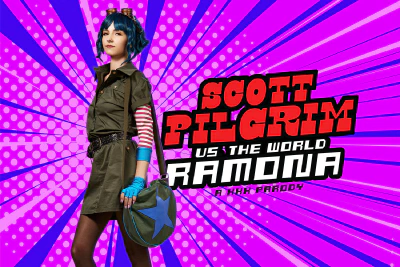 Cover for 'VRCosplayX: Scott Pilgrim vs. The World: Ramona Flowers A XXX Parody'