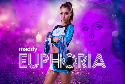 Cover for 'VRCosplayX: Euphoria: Maddy A XXX Parody'