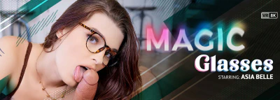 Cover for 'VRB Trans: Magic Glasses Trans VR Porn Video'