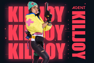Cover for 'VRCosplayX: Valorant: Killjoy A XXX Parody'