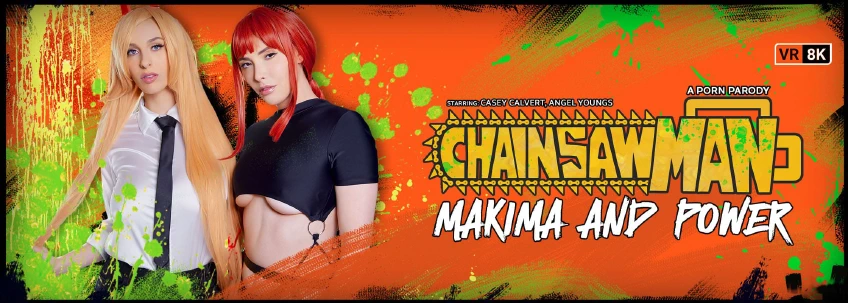 VR Conk: Chainsaw Man: Makima and Power (VR Porn Parody)