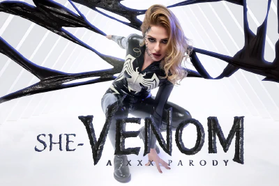 Cover for 'VRCosplayX: She-Venom A XXX Parody'