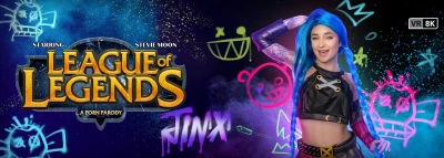 Cover for 'VR Conk: League Of Legends: Jinx (VR Porn Parody)'