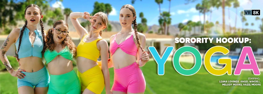 VR Bangers: Sorority Hookup: Yoga