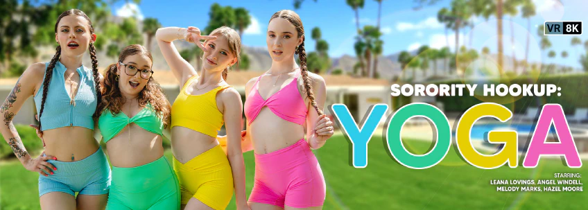 VR Bangers: Sorority Hookup: Yoga