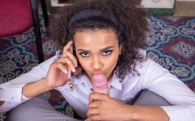 Cover for 'BlowVR: Tempting Blowjob with Alina Ali'