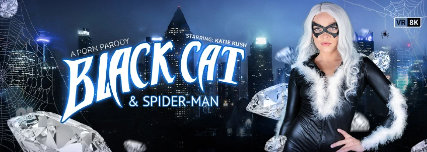 VR Conk: Black Cat & Spider-Man (A Porn Parody)