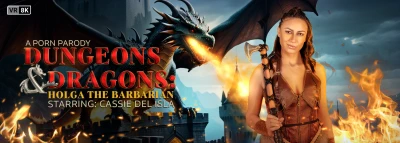 Cover for 'VR Conk: Dungeons & Dragons: Holga the Barbarian (A Porn Parody)'