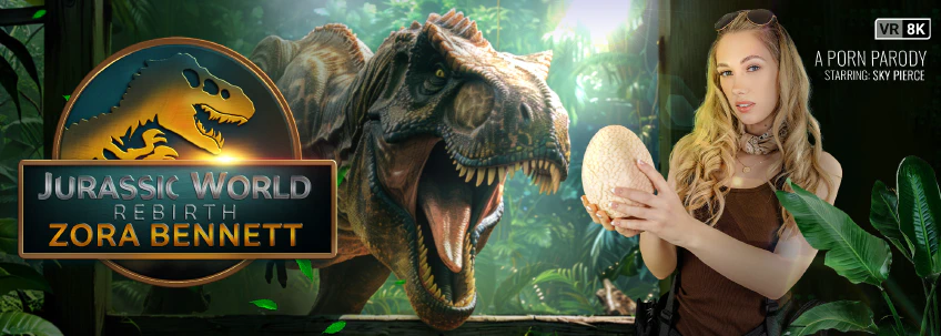 VR Conk: Jurassic World. Rebirth: Zora Bennett (A Porn Parody)
