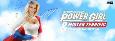 Cover for 'VR Conk: Power Girl & Mister Terrific (A Porn Parody)'