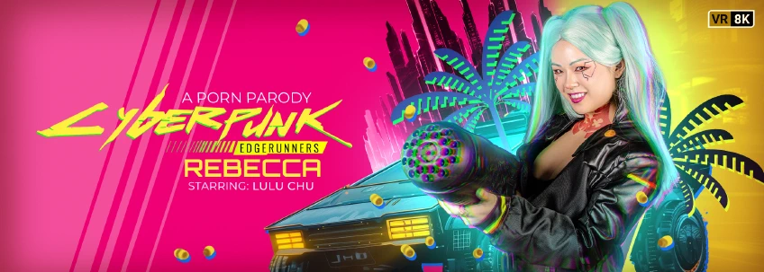 VR Conk: Cyberpunk. Edgerunners: Rebecca (A Porn Parody)