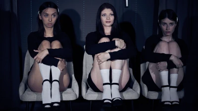 Cover for 'DarkRoomVR: Three Pussies, One Owner'